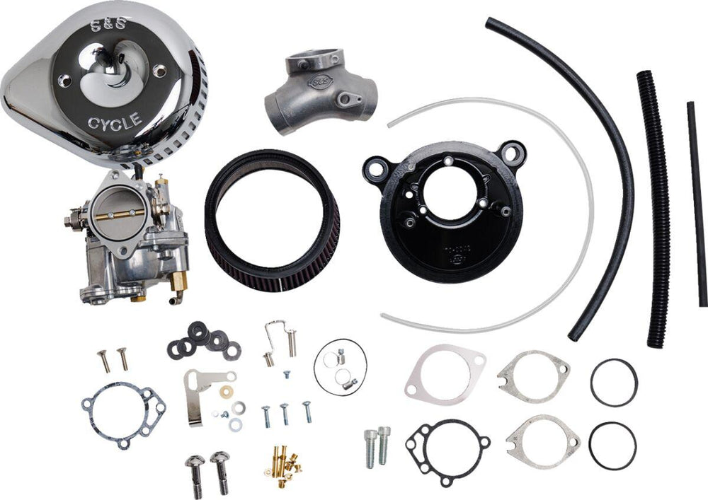 S&S Cycle Super G Carburettor with Stealth Air Cleaner Kit For Harley Davidson FLHR 1450 1999-2003 - Chrome