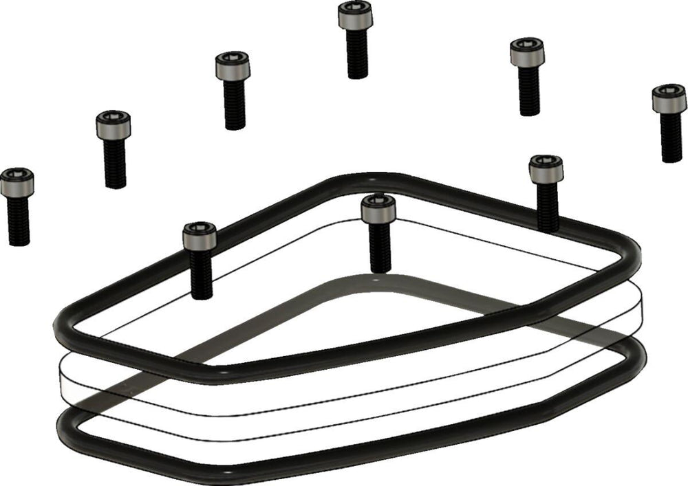 Trask Assault Cam Cover Repair Kit For Harley Davidson FLD 1690 2012-2013 - Raw