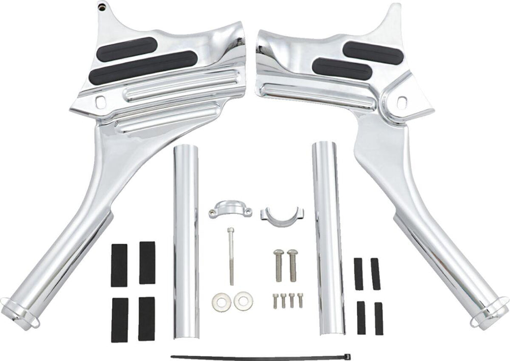 Kuryakyn Deluxe Neck Cover Kit For Harley Davidson FLHR 1340 1998 - Chrome