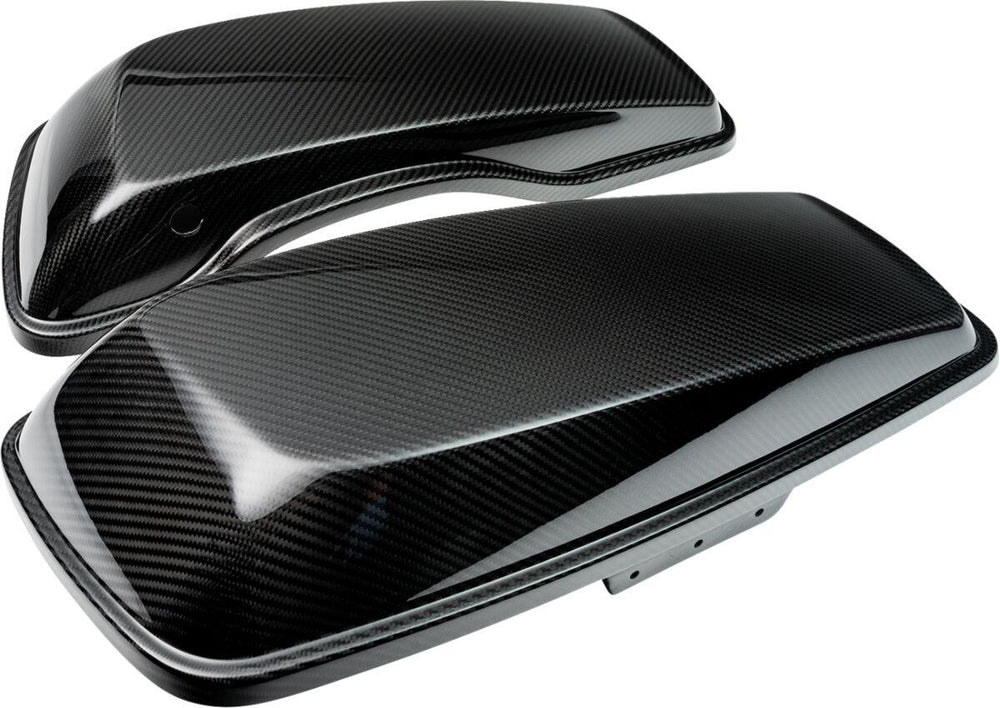 Slyfox Saddlebag Lids For Harley Davidson FLHR 1690 ABS 2014-2016 - Black/Gloss