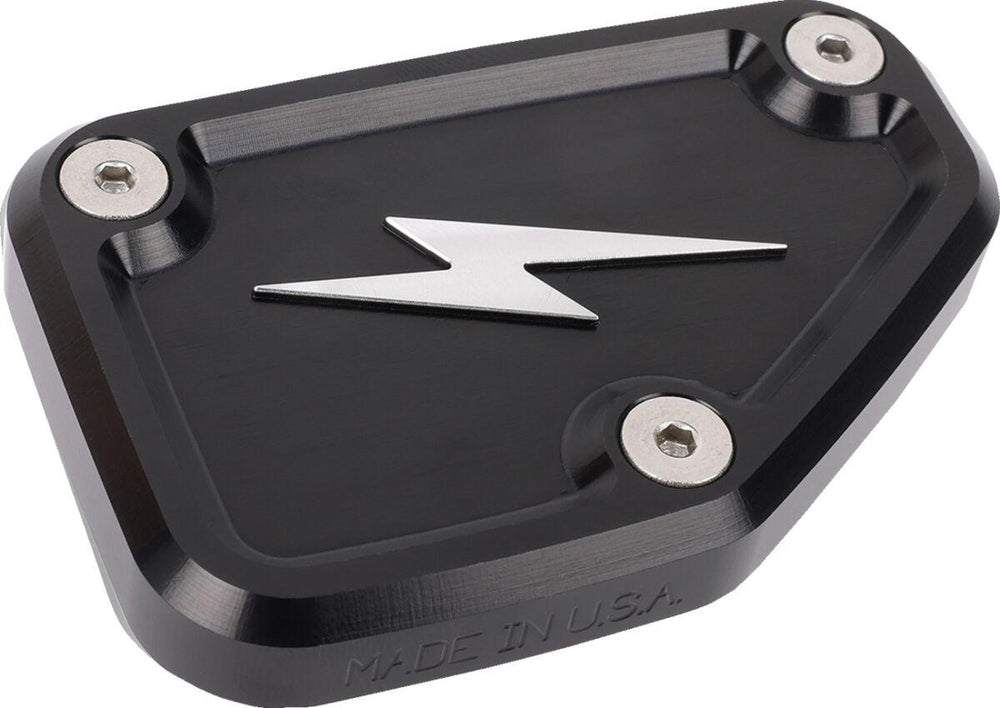 Thrashin Supply Co Master Cylinder Cover For Harley Davidson FLHX 1923 2024-2026 - Black/Silver