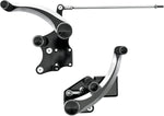 Accutronix Forward Controls & Master Cylinder For Harley Davidson FXST 1450 2000-2003 Diamond - Aluminum Black