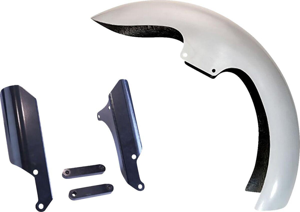Paul Yaffe Super-Lite Fender Kit With Inverted Fork Adapters For Harley Davidson FXLR 1750 ABS 2018-2020 48.3 cm (19") Front - Unfinished
