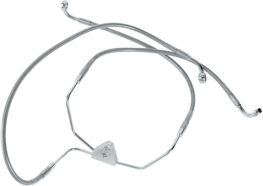 Drag Specialties Stainless Steel Brake Hose Kit For Harley Davidson FLHR 1340 1996-1998 Front