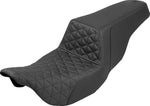 Saddlemen Step Up Tri-Gripper Gripper Seat For Harley Davidson FLH 1868 ABS 2021 - Black