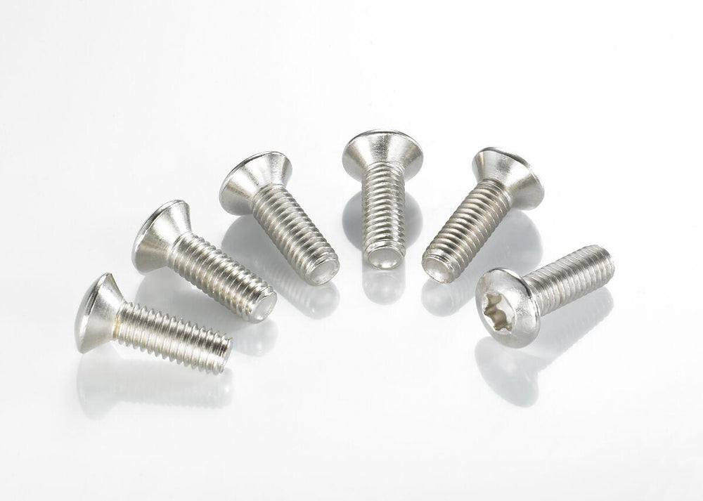 TRW Brake Disc Bolt Set For Kawasaki KLX300 R 1997-2001 - Silver/Stainless Steel