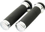 LA Choppers County Line Grips For Harley Davidson FLDE 1750 ABS 2018-2020 - Chrome