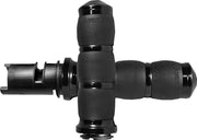 Avon Grips 3-Ring Velvet Air Grips For Harley Davidson FLDE 1750 2018-2020 No Waffle Smooth - Black