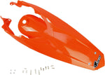 UFO Enduro Rear Fender For KTM  EXC125 2012-2016 Rear - KTM Orange