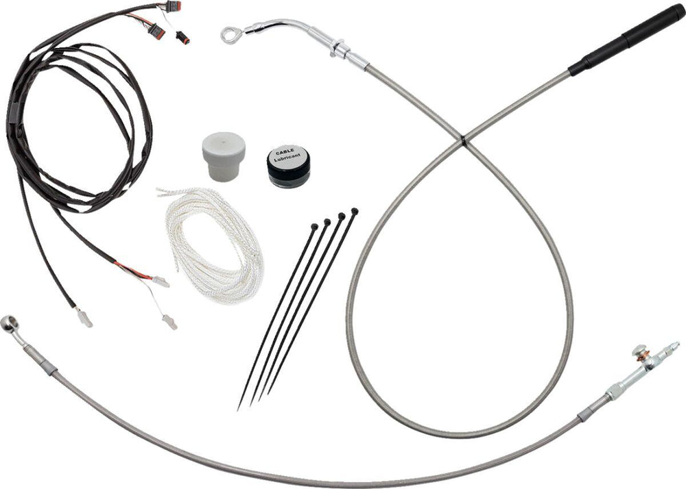 Fat Baggers Inc. EZ Install Kit For Harley Davidson FLH 1868 ABS 2021 33 - 35.5cm (13" - 14") - Chrome