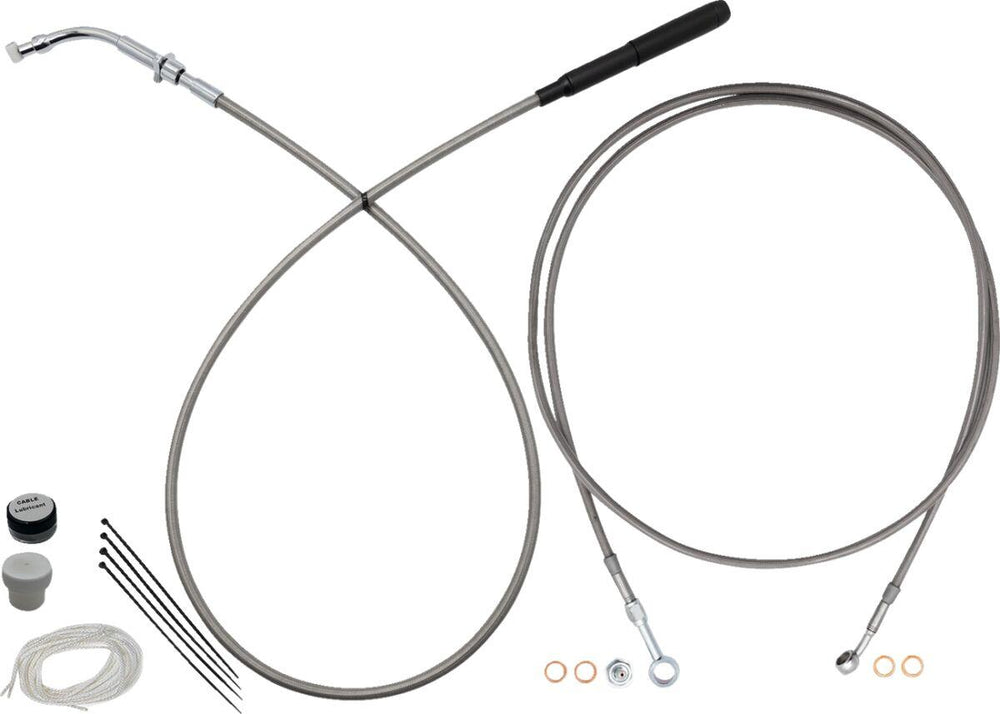 Fat Baggers Inc. EZ Install Kit For Harley Davidson FLTRXSE 1977 2023-2025 35.5cm (14") - Chrome