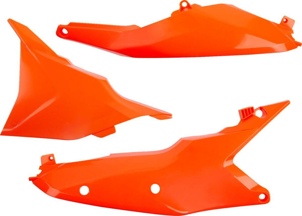 UFO Side Panels For KTM  EXC150 TBI 2024-2025 - Fluorescent Orange