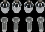 Moose Racing Wheel Stud/Nut Kit For Suzuki LT-A 400 ASI 4X4 2020-2023 Fits Front Or Rear/Rear Left - Silver