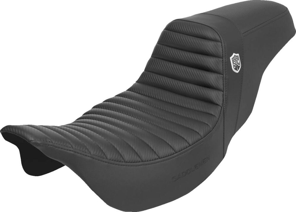 Saddlemen Pro Series SDC Performance Black Gripper Lumbar Grip Seat For Harley Davidson FLHRXS 1868 2024-2025 - Black