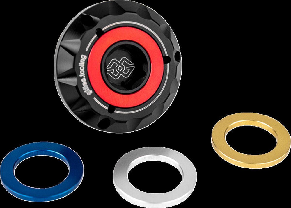 Gilles Oil Filler Cap For Aprilia Caponord 1200 ABS 2013-2016 - Black