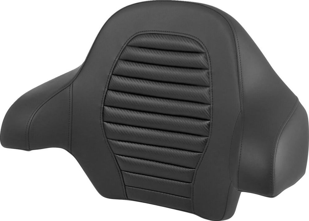 Saddlemen RoadSofa King Tour Pack Carbon Backrest For Harley Davidson FLH 1868 2021 - Black