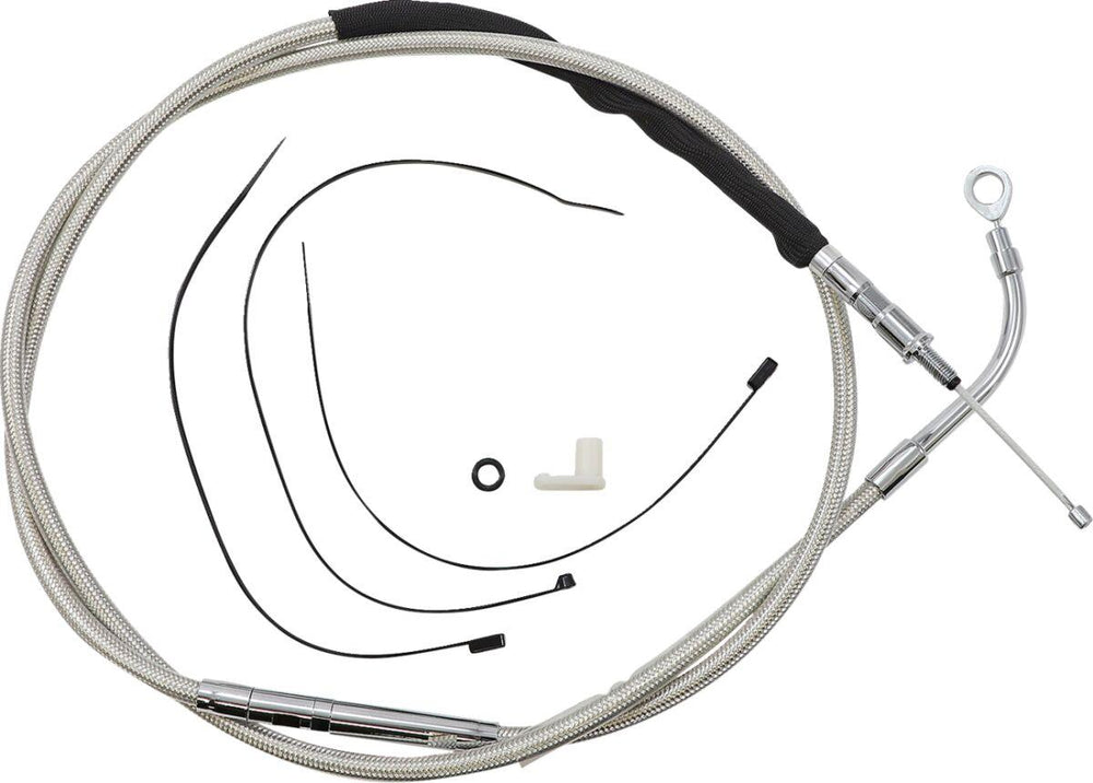 Magnum Shielding High-Efficiency  Stainless Clutch Cable For Harley Davidson FLH 1868 2021 182.5 cm (71-3 4") - Polished