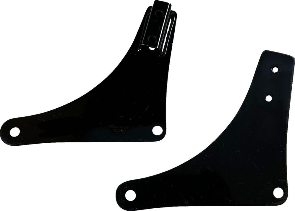Drag Specialties Sissy Bar Side Plates For Harley Davidson FLS 1690 2012-2016 - Black