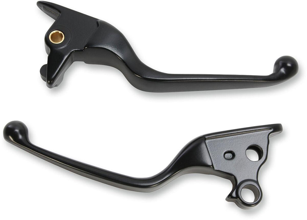 Drag Specialties Wide Blade Lever Set For Harley Davidson FLFBS 1868 2021-2023 - Black