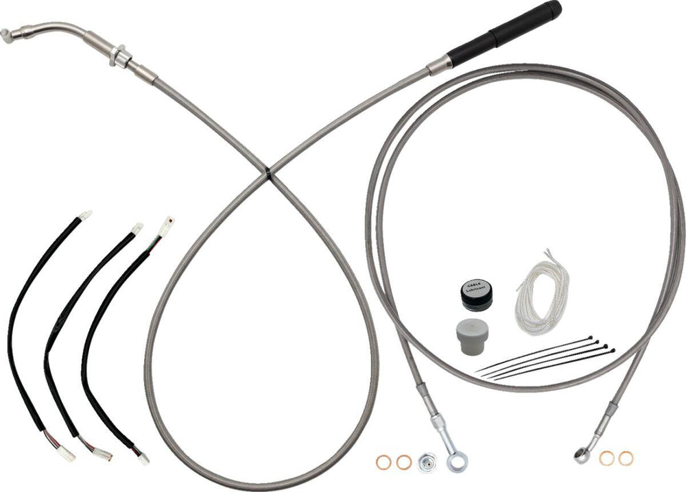 Fat Baggers Inc. EZ Install Kit For Harley Davidson FLHX 1923 2024-2026 28cm (11") - Polished