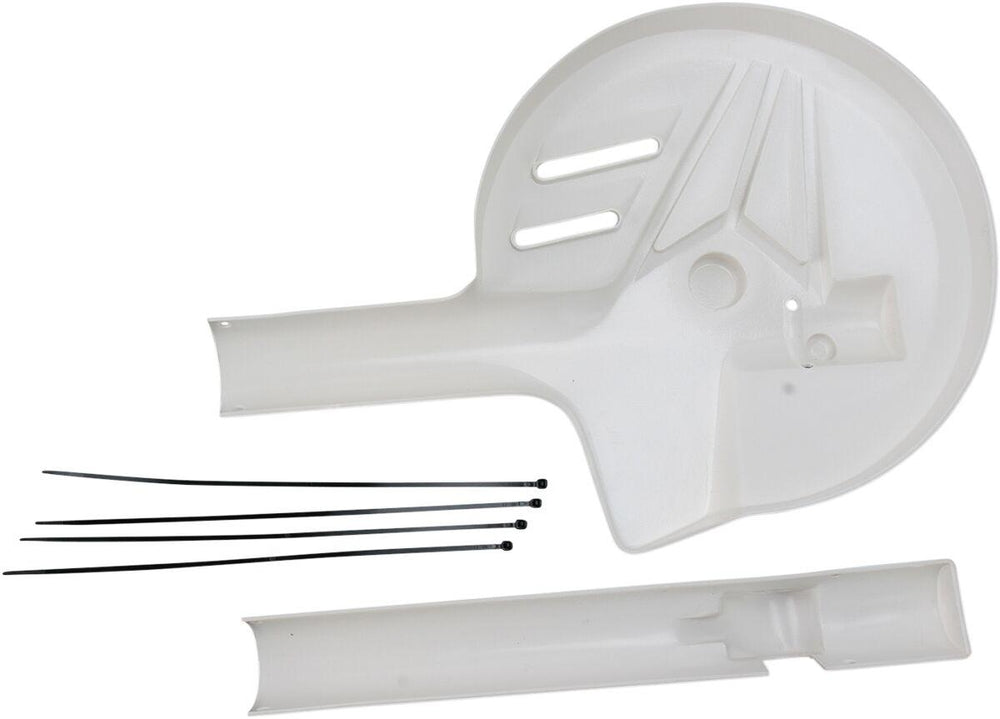 Maier Fork Disc Guard Kit For Suzuki DR650SE 1996-2000 Front - White