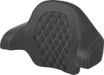 Saddlemen Tour Pak Lattice Backrest Pad For Harley Davidson FLH 1868 ABS 2021 - Black/Silver