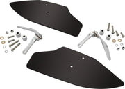 Show Chrome Upper Wind Deflectors For Honda GL 1800 2018-2023 - Dark Smoke