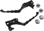 Kuryakyn Zombie Levers Set For Harley Davidson XL 1200 C 2009 - Black