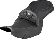 Saddlemen Roadsofa Seat For Honda GL 1800 ABS 2018-2021 Carbon Fiber - Black