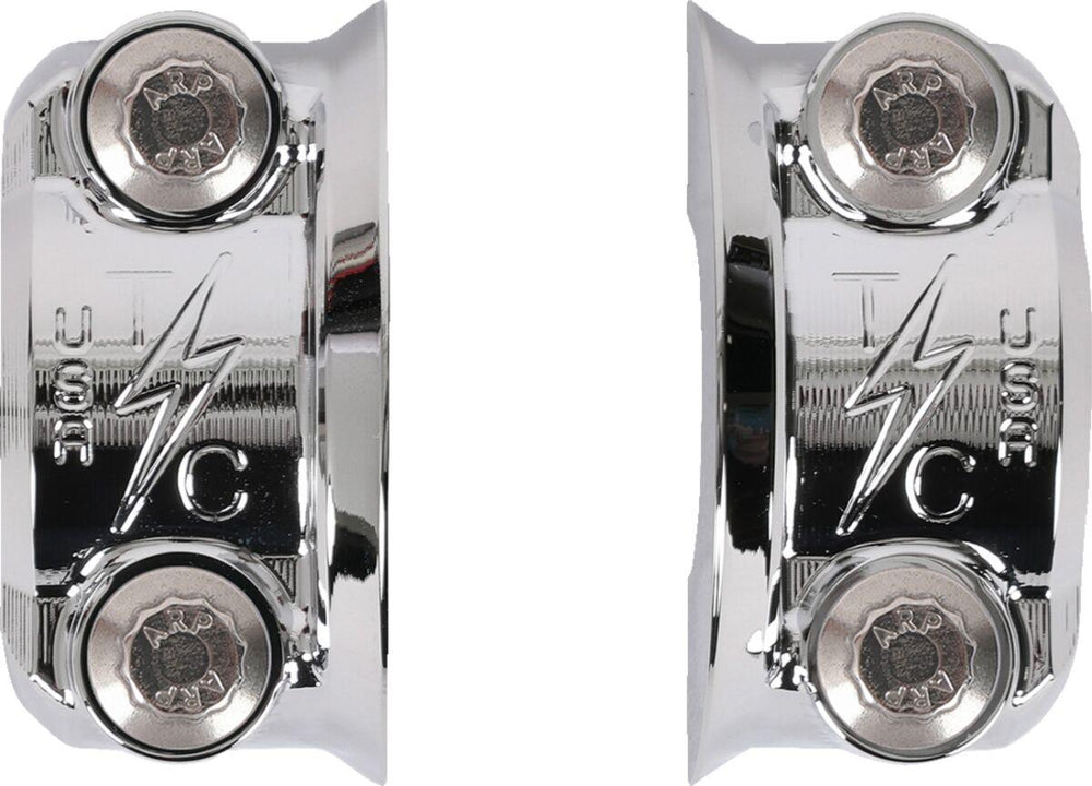 Thrashin Supply Co Speedway Perch Clamp Kit For Harley Davidson FLD 1690 2012-2013 - Chrome