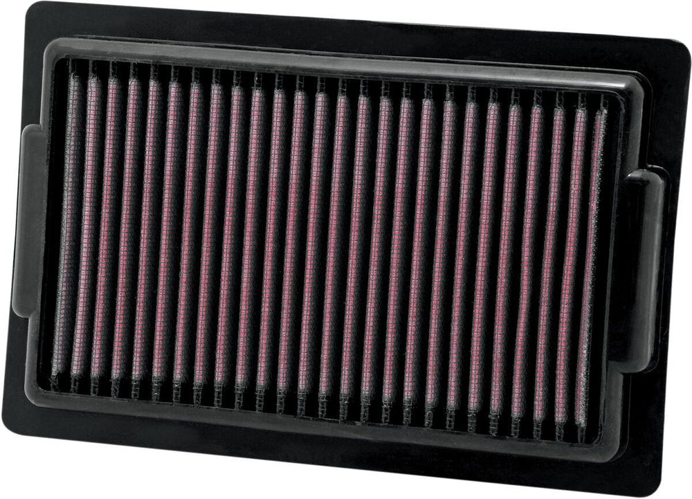 K&N High Flow Air Filter For Yamaha VMX 1700 2009-2016 - Black Red