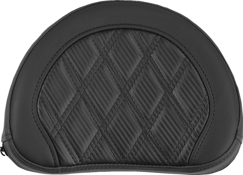 Saddlemen Contoured Cruiser Motorcycle Seat Sissy Bar Pad 20,5 cm (8") x 25,5 cm (10") -  Black