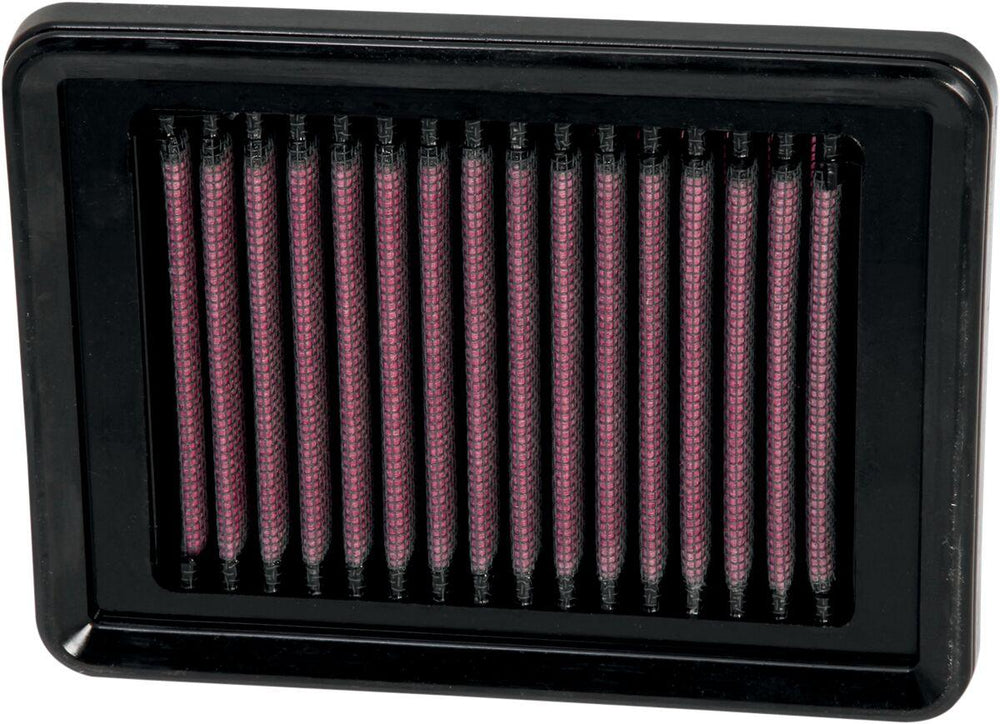 K&N High Flow Air Filter For Yamaha SR 400 2014-2016 - Black Red