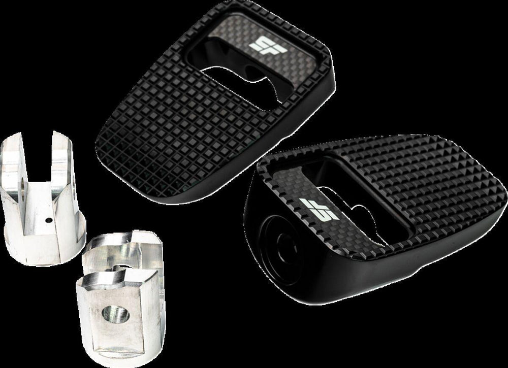 Slyfox Foot Pegs For Harley Davidson FLDE 1750 ABS 2018-2020 Front - Black