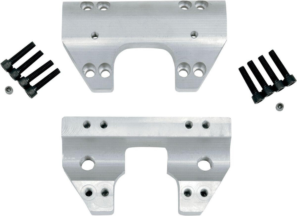 LA Choppers Handlebar Clamp Set For Harley Davidson FLHR 1340 1994-1998 1-1/4" - Raw