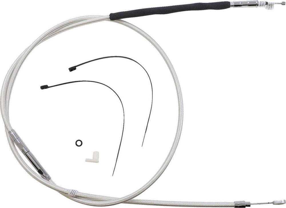Magnum Shielding Sterling Chromite II Clutch Cable For Harley Davidson FLHR 1584 2008 210 cm (82-11 16") - Chrome