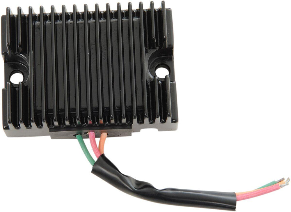 Drag Specialties Solid-State Regulator For Harley Davidson FLB 1200 1965-1969 - Black