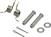 Moose Racing Foot Peg Pin & Spring For KTM SX125 2023-2025 - Silver
