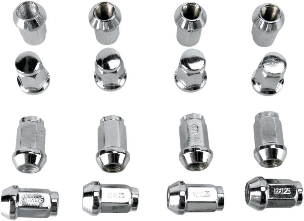 DWT Lug Nuts For Segway Fugleman 1000 4x4 UF 2021 - Chrome