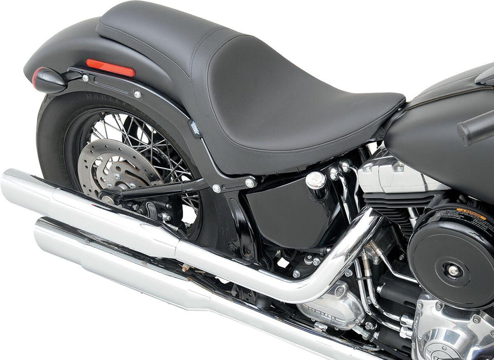 Drag Specialties Predator Smooth Seat For Harley Davidson FLS 1690 2012-2016 - Black