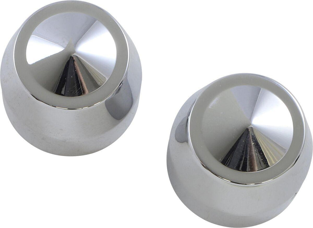 Accutronix Elite Front Axle Cap Front 25.4 mm (1") - Chrome Silver