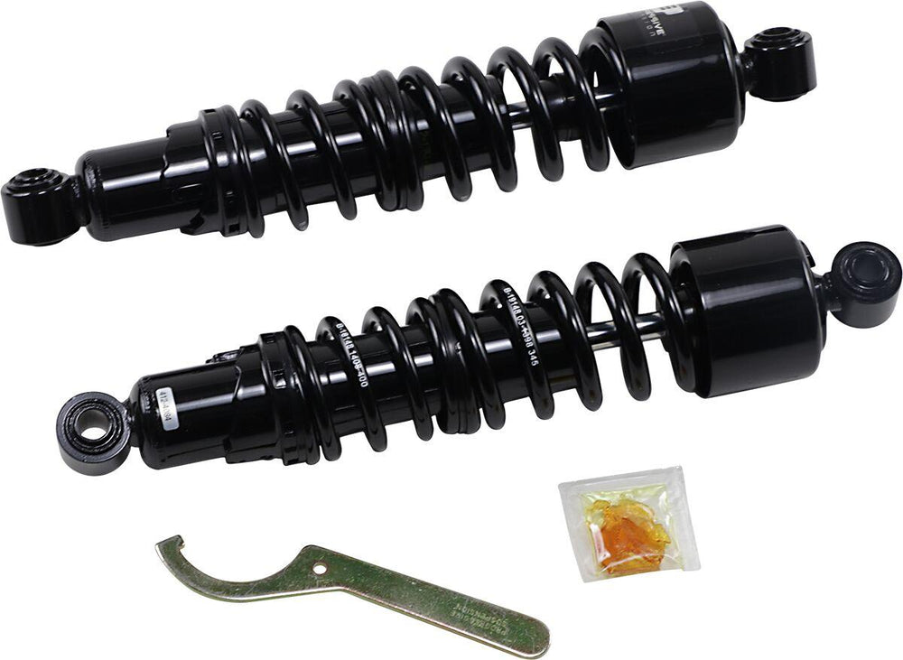 Progressive Suspension 412 Series Shocks For Harley Davidson FXD 1340 1996-1998 342.90 mm (13.50") - Black