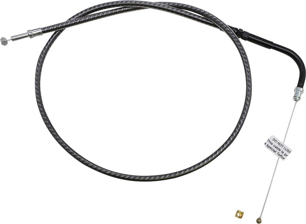 Magnum Shielding KarbonFibr Braided Throttle Idle Cable For Harley Davidson FLS 1690 2012-2015 78 cm (30-3 4") - Carbon Fiber Silver