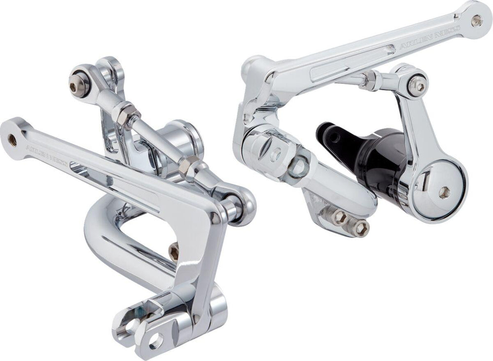 Arlen Ness Mid Control Kit For Harley Davidson FLHR 1450 2000-2003 - Chrome