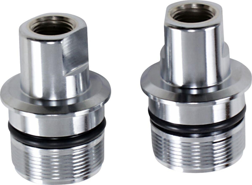 Drag Specialties  Fork Tube Plugs & Caps For Harley Davidson FLH 1200 1977-1980 - Chrome