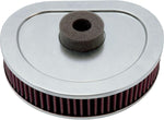 K&N High Flow Air Filter For Harley Davidson FLHR 1340 1994-1998 - Black Red