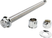 Drag Specialties Front Axle Kit For Harley Davidson FXSTS 1450 2000-2003 - Chrome Silver