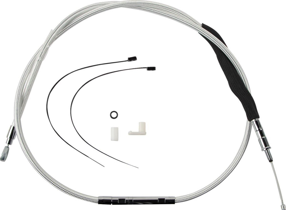 Magnum Shielding Sterling Chromite II Clutch Cable For Harley Davidson FLDE 1750 2018-2020 164.5 cm (64-11 16") - Chrome