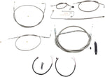 LA Choppers Handlebar Cable/Brake Hose Kit For Harley Davidson FLS 1690 2015 - Clear-Coated