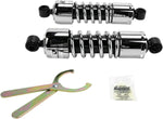Progressive Suspension 412 Series Shocks For Harley Davidson FLD 1690 2012-2013 279.40 mm (11.00") - Black/Chrome
